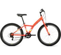 Велосипед FORWARD Dakota 24 1.0, год 2022, рост 13, красный/желтый, RBK22FW24591