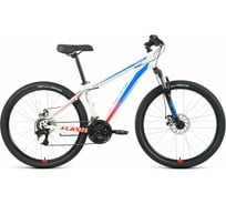 Велосипед FORWARD Flash 26 2.2 D, год 2022, размер рамы 17", белый/голубой, RBK22FW26680