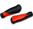Грипсы JOY KIE MTB HL-GB306, 130 мм, эргономические, резина, черный/красный H000010713 1