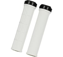 Грипсы JOY KIE MTB HL-G210, 130 мм, с грипстопом, под шестигранник, белый/черный H000008031