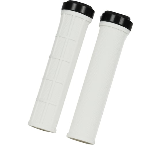 Грипсы JOY KIE MTB HL-G210, 130 мм, с грипстопом, под шестигранник, белый/черный H000008031