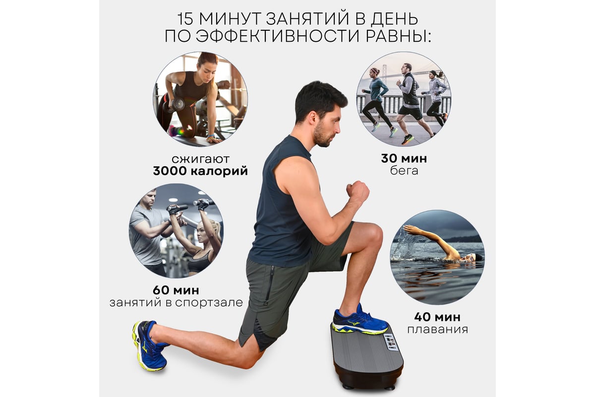 Виброплатформа-тренажер для похудения Planta Vibra Slim VP-02 ...