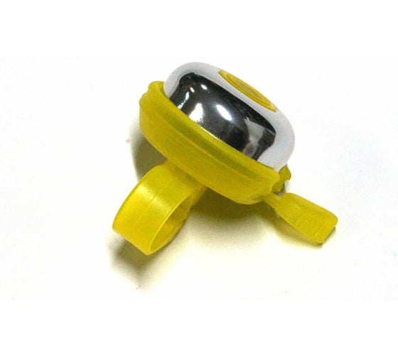 Звонок JOY KIE 33AD-03 yellow, алюминий, пластиковая база, диаметр 45 мм, желтый H000010732 1