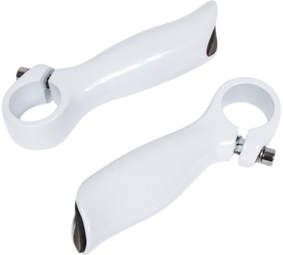 Рога на руль JOY KIE MD-HF21 90mm white, анатомические, алюминий, белые H000017458