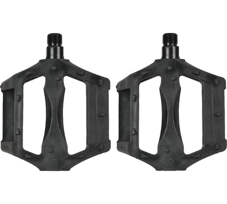 Педали NANDUN MTB, MX-P624, 9/16 пластик, насыпной подшипник, черные H000013306