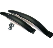 Комплект крыльев GHBIKE переднее+заднее, GH-336F/R, 24-26, пластик, черный HQ-0004945