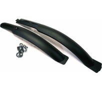 Комплект крыльев GHBIKE переднее + заднее, GH-336F/R, 24-26, пластик, черный HQ-0000004