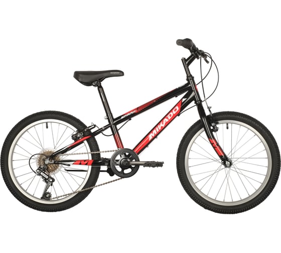Велосипед MIKADO 20" SPARK KID черный, сталь, размер 10" 20SHV.SPARKID.10BK2 1