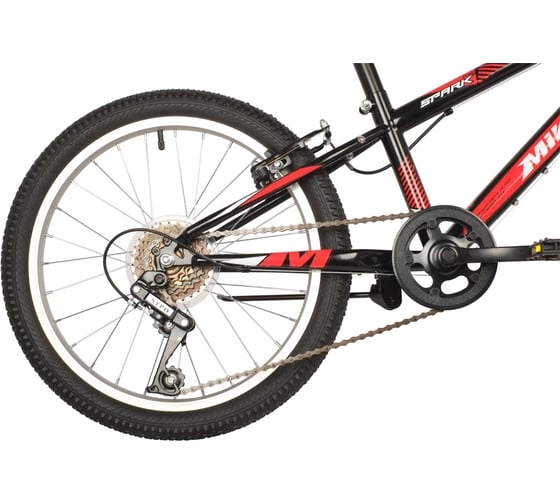 Велосипед MIKADO 20" SPARK KID черный, сталь, размер 10" 20SHV.SPARKID.10BK2