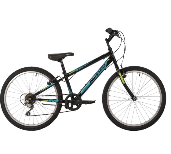 Велосипед MIKADO 24" SPARK JR черный, сталь, размер 12" 24SHV.SPARKJR.12BK2 1