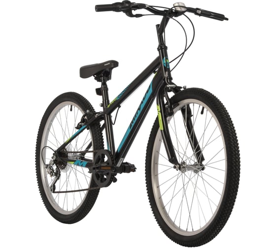 Велосипед MIKADO 24" SPARK JR черный, сталь, размер 12" 24SHV.SPARKJR.12BK2