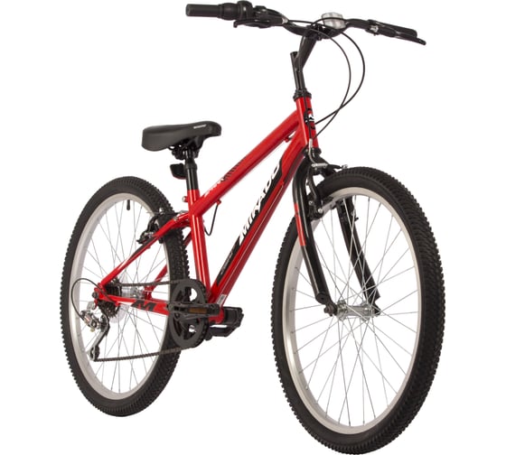 Велосипед MIKADO 24" SPARK JR красный, сталь, размер 12" 24SHV.SPARKJR.12RD2