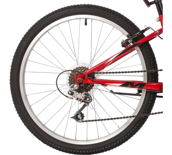Велосипед MIKADO 24" SPARK JR красный, сталь, размер 12" 24SHV.SPARKJR.12RD2