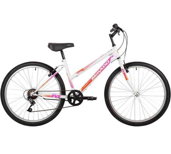 Велосипед MIKADO 26" VIDA 1.0 белый, сталь, размер 16" 26SHV.VIDA10.16WH2