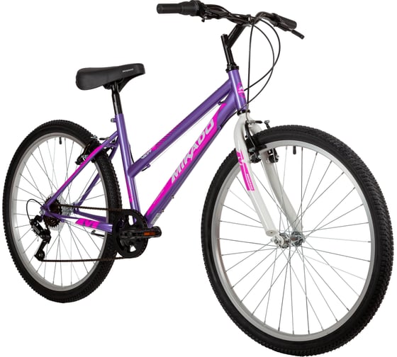 Велосипед MIKADO 26" VIDA 1.0 фиолетовый, сталь, размер 16" 26SHV.VIDA10.16VT2