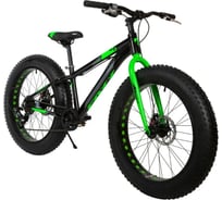 Велосипед FOXX FATBIKE 24" BUFFALO черный, алюминий, размер 13" 24AHD.BUFFALO.13BK1