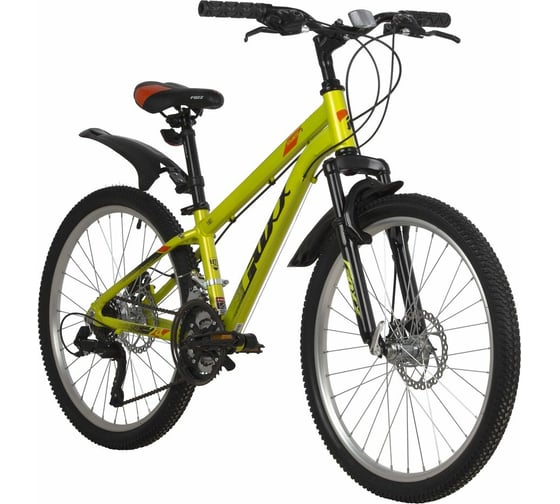 Велосипед FOXX 24" ATLANTIC D зеленый, алюминий, размер 14" 24AHD.ATLAND.14GN2