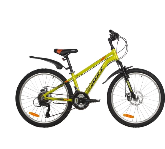 Велосипед FOXX 24" ATLANTIC D зеленый, алюминий, размер 12" 24AHD.ATLAND.12GN2