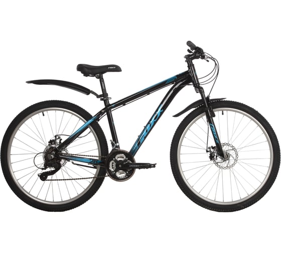 Велосипед FOXX 26" ATLANTIC D черный, алюминий, размер 14" 26AHD.ATLAND.14BK2