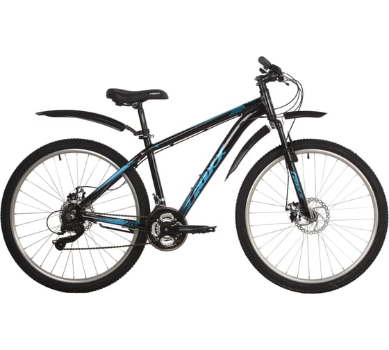 Велосипед FOXX 26" ATLANTIC D черный, алюминий, размер 16" 26AHD.ATLAND.16BK2