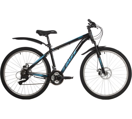 Велосипед FOXX 26" ATLANTIC D черный, алюминий, размер 18" 26AHD.ATLAND.18BK2