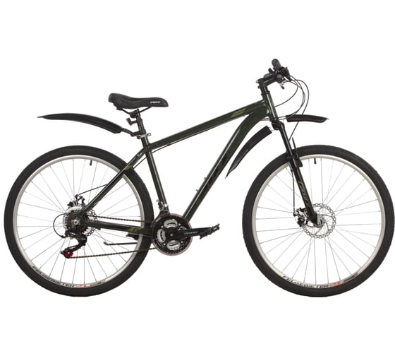 Велосипед FOXX 27.5" ATLANTIC D зеленый, алюминий, размер 18" 27AHD.ATLAND.18GN2 1