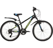 Велосипед FOXX 24" ATLANTIC черный, алюминий, размер 12" 24AHV.ATLAN.12BK2