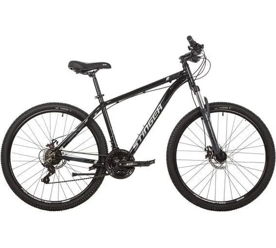 Велосипед STINGER ELEMENT STD диаметр колес 26", размер рамы 18", серый, алюминий, 26AHD.ELEMSTD.18GR2 1