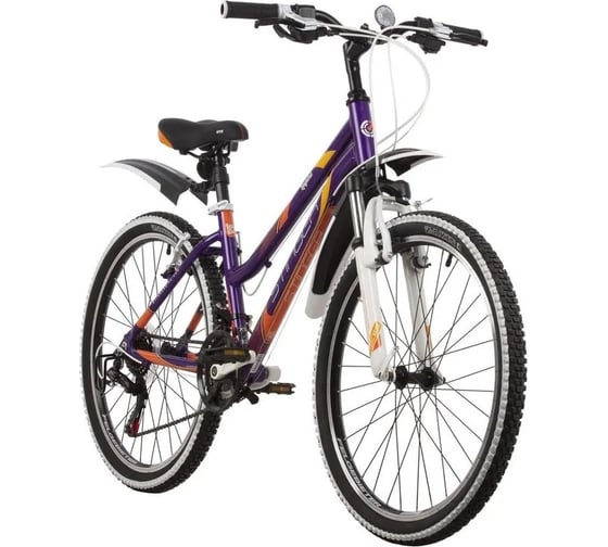 Велосипед STINGER LAGUNA диаметр колес 24", фиолетовый, алюминий, размер 14" 24AHV.LAGUNA.14VT2