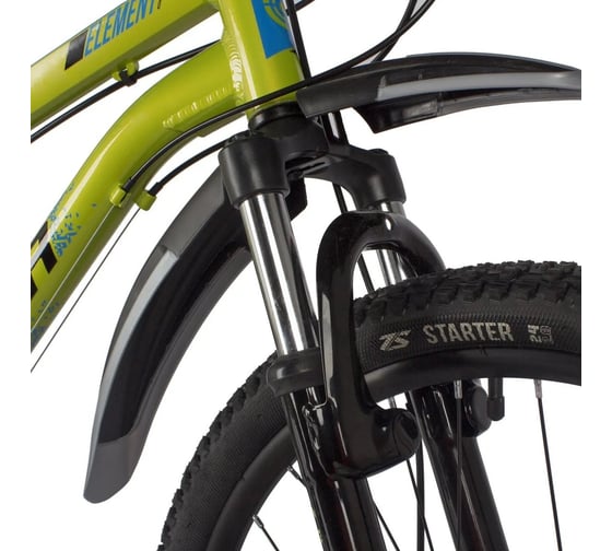 Велосипед STINGER ELEMENT диаметр колес 24", зеленый, алюминий, размер 14" 24AHD.ELEMEVO.14GN2