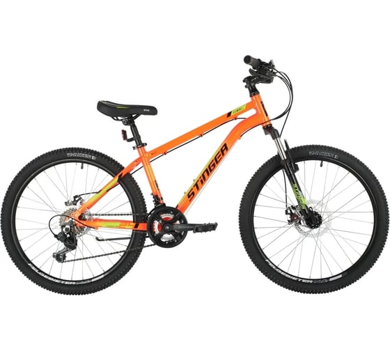 Велосипед STINGER ELEMENT диаметр колес 24", оранжевый, алюминий, размер 12" 24AHD.ELEMEVO.12OR2