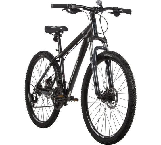 Велосипед STINGER ELEMENT STD диаметр колес 26", размер рамы 14", черный, алюминий, 26AHD.ELEMSTD.14BK2