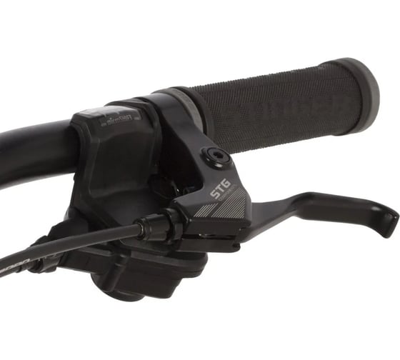 Велосипед STINGER ELEMENT STD диаметр колес 26", размер рамы 14", черный, алюминий, 26AHD.ELEMSTD.14BK2