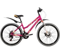 Велосипед STINGER LAGUNA D диаметр колес 24", розовый, алюминий, размер 12" 24AHD.LAGUNAD.12PK2