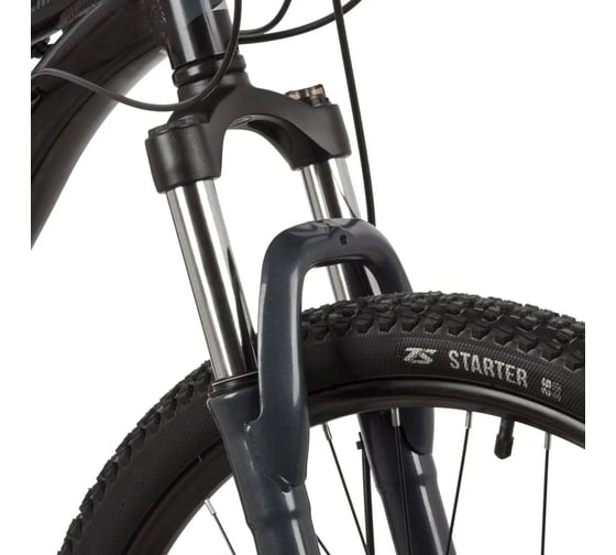 Велосипед STINGER ELEMENT STD диаметр колес 26", размер рамы 16", черный, алюминий, 26AHD.ELEMSTD.16BK2