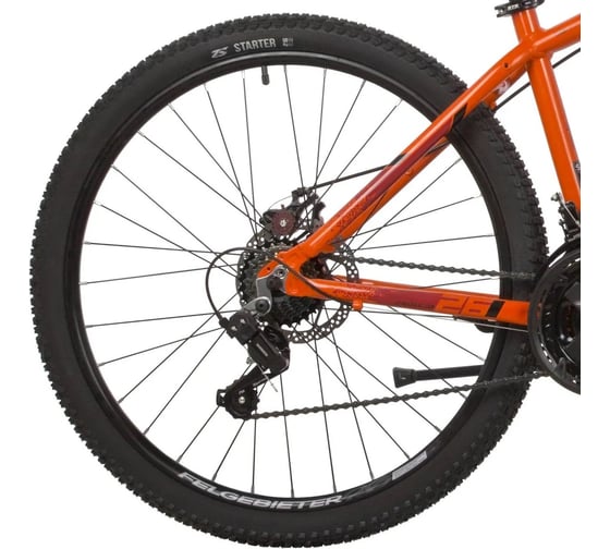 Велосипед STINGER ELEMENT STD диаметр колес 26", размер рамы 18", оранжевый, алюминий, 26AHD.ELEMSTD.18OR2