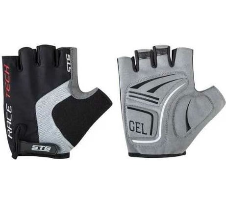 Перчатки STG AI-03-176, unisex, летние, черные/серые, на липучке, размер L Х81535-Л
