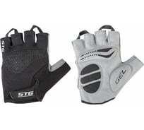 Перчатки STG AI-03-202, unisex, летние, черные/серые, на липучке, с вентиляцией, размер S Х81534-С