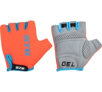 Перчатки STG AL-03-325, летние, оранжево-черные, на липучке, размер M Х74365-М