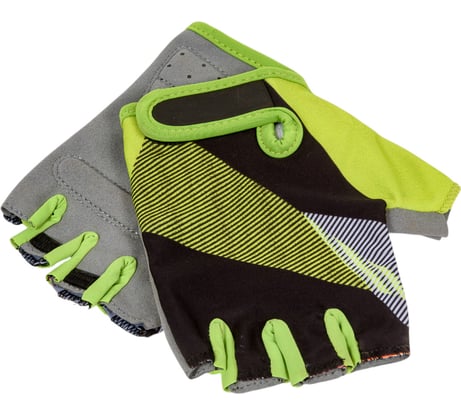 Перчатки с защитной прокладкой STG 911, размер S, черный/салатовый Х87911-С