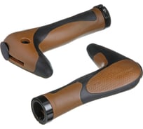 Грипсы-рога STG HL-G205, 150 мм, черно-коричневые Х53992