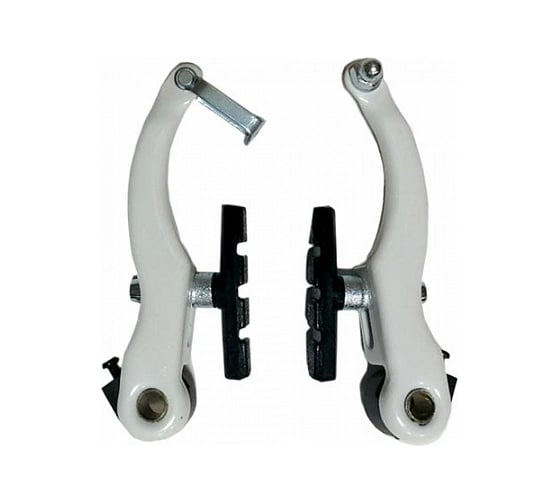Тормоз V-brake STG Yinxing YX-C18D, колодки 60 мм, сталь, белый КЛ106804