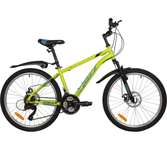 Велосипед FOXX 24" AZTEC D зеленый, сталь, размер 14" 24SHD.AZTECD.14GN2