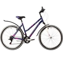 Велосипед STINGER LATINA диаметр колес 26", фиолетовый, сталь, размер 17" 26SHV.LATINA.17VT2