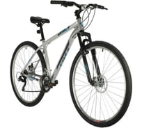 Велосипед FOXX 26" AZTEC D серебристый, сталь, размер 16" 26SHD.AZTECD.16SL1