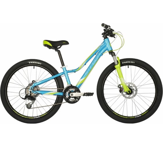 Велосипед STINGER GALAXY EVO диаметр колес 24", синий, алюминий, размер 11" 24AHD.GALAXEVO.11BL1