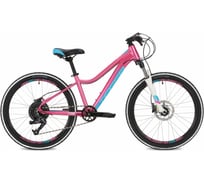 Велосипед STINGER FIONA PRO диаметр колес 24", розовый, алюминий, размер 12" 24AHD.FIONAPRO.12PK1