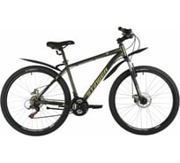 Велосипед STINGER CAIMAN D диаметр колес 27.5", зеленый, сталь, размер 18" 27SHD.CAIMAND.18GN2
