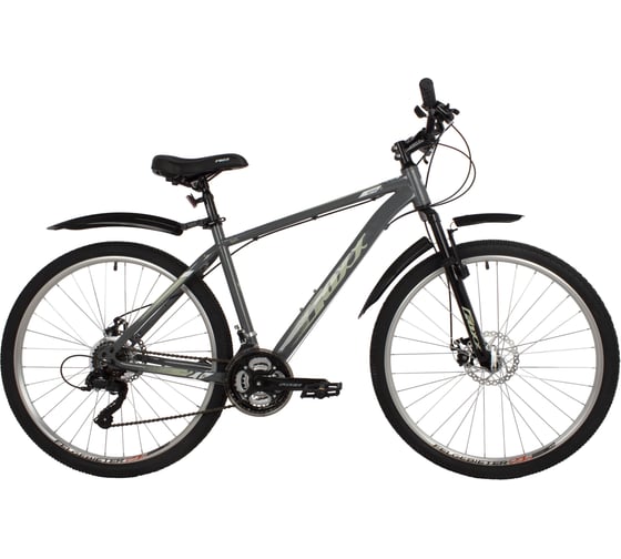 Велосипед FOXX 27.5" AZTEC D серый, сталь, размер 20" 27SHD.AZTECD.20GR2