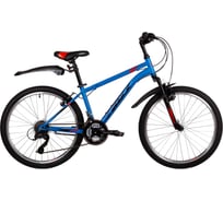 Велосипед FOXX 24" AZTEC синий, сталь, размер 12" 24SHV.AZTEC.12BL2